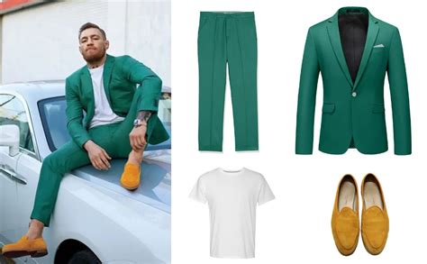 conor mcgregor green suit.